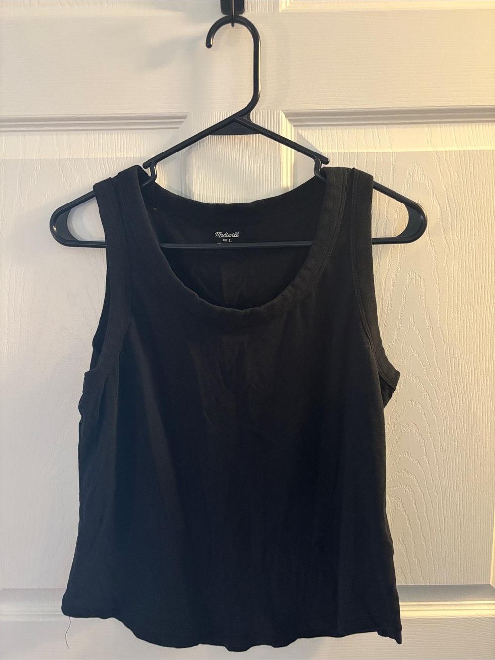 Madewell Black Scoop Neck Tank